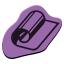 Fabric resource icon showing purple textile roll